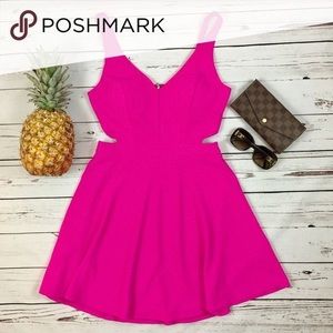 Mustard Seed Pink Cut Out Dress